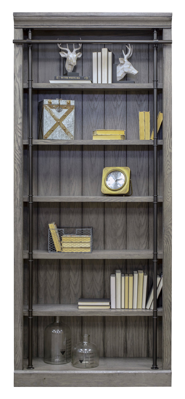 Avondale Rustic Grey Single Bookcase